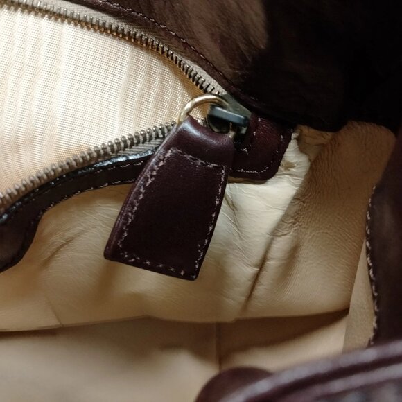 Fendi Brown Leather Hand Bag mon585-103125 - Picture 14 of 16